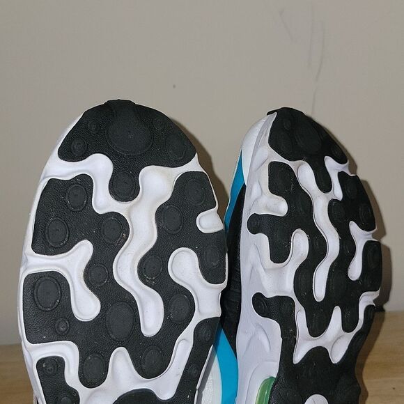 Nike Air Max 270 React SE GS 'Oracle Aqua' Shoes Size 5y Womens 6.5 - Picture 3 of 14